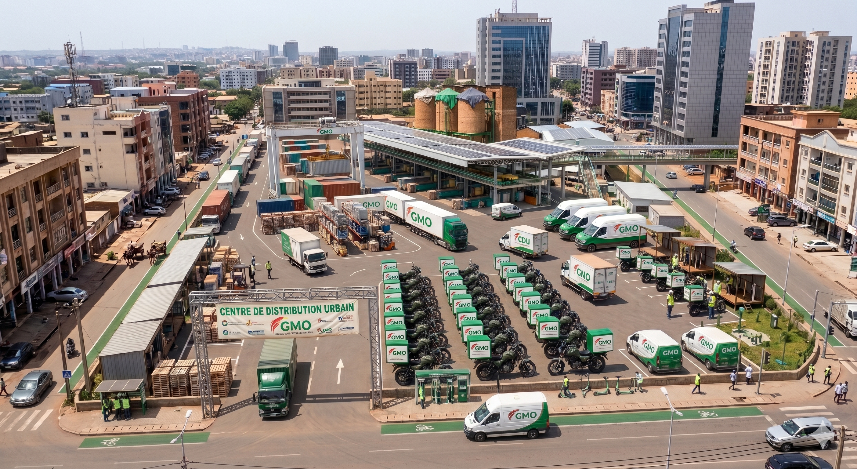 GMO Burkina renforce sa flotte logistique avec 10 nouveaux véhicules