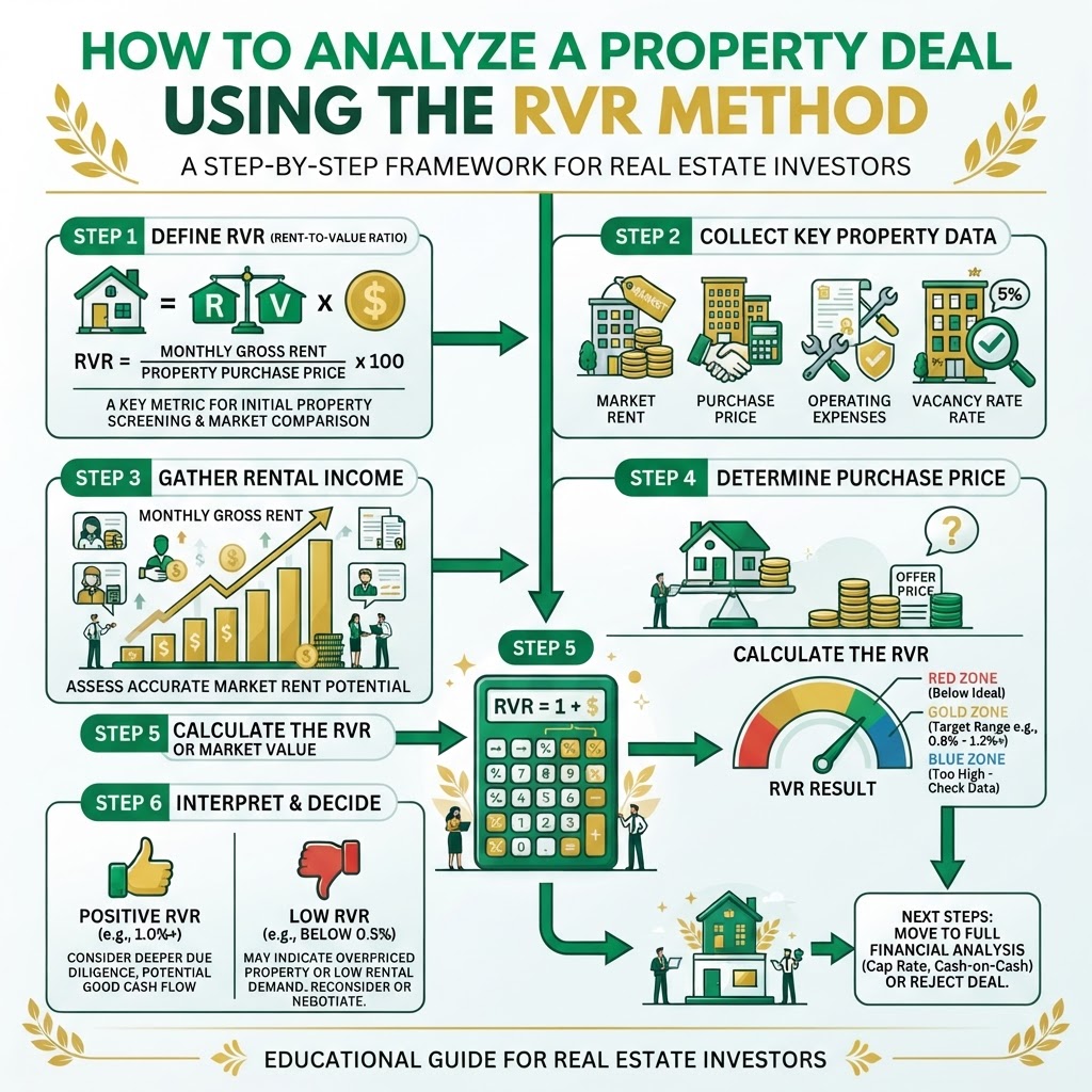 Infographic: How to Analyze a Property Deal Using the RVR Method