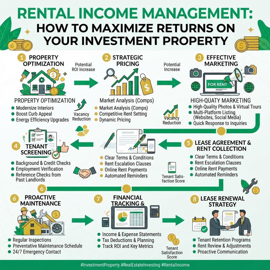 Infographic: Rental Income Management: How to Maximize Returns on Your Investment Property