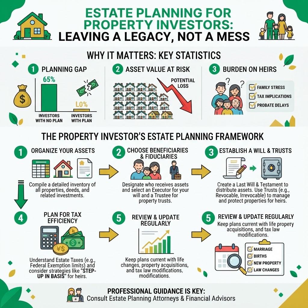 Infographic: Estate Planning for Property Investors: Leaving a Legacy, Not a Mess