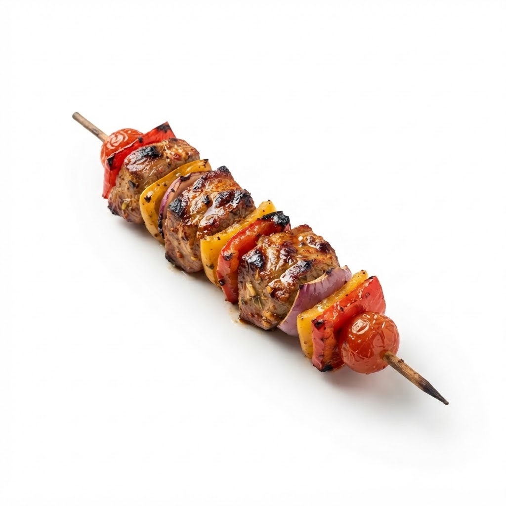 Brocheta de cerdo