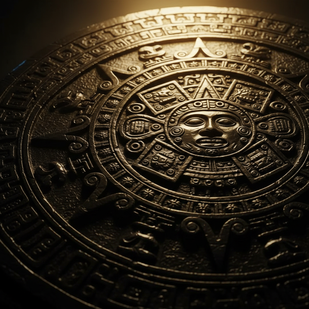 Aztec sun stone