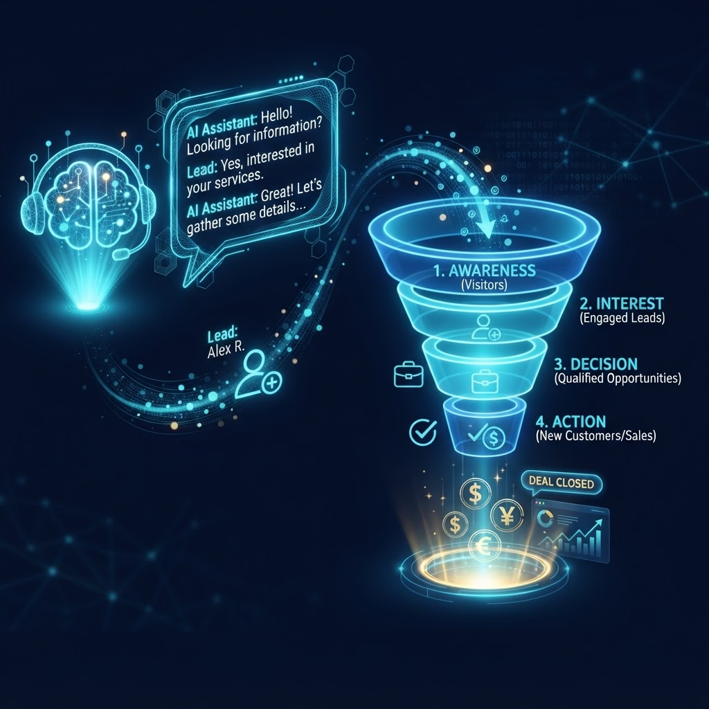 AI Chatbots for Lead Generation: Turning Visitors Into Pipeline