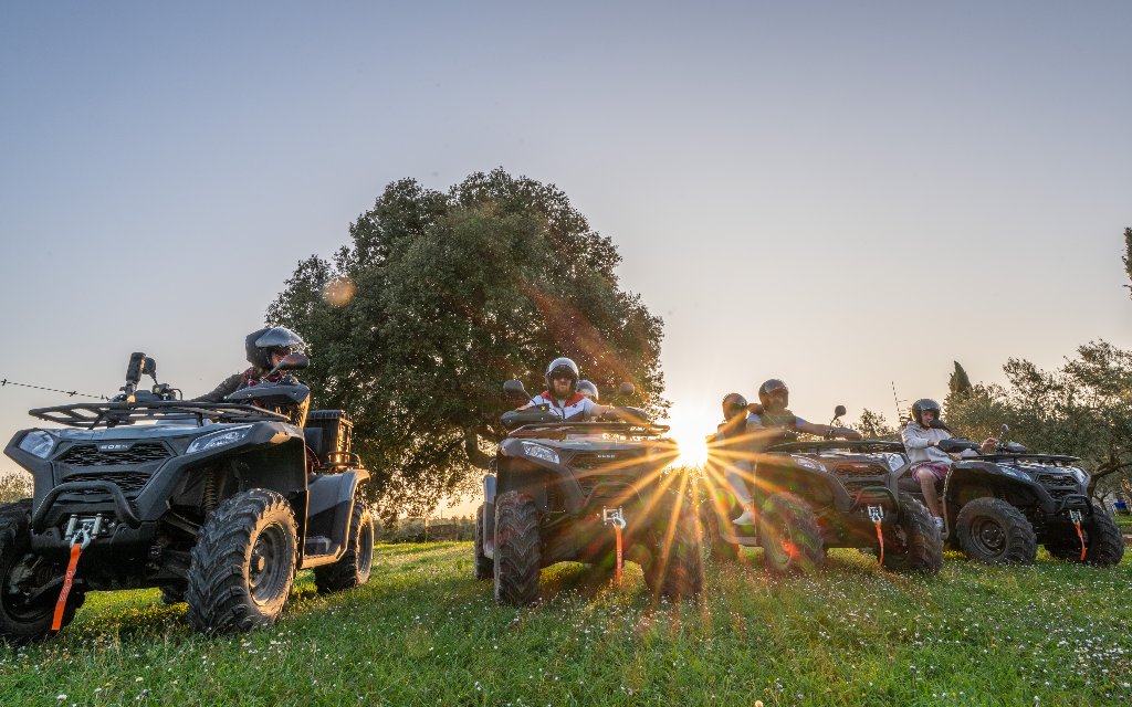 Quad bike action