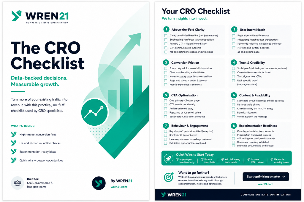 The CRO Checklist PDF preview