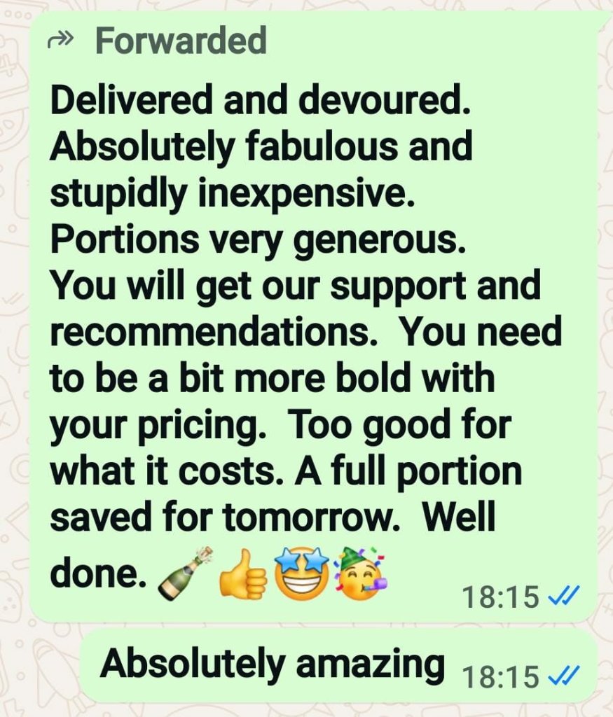 Customer WhatsApp message 4