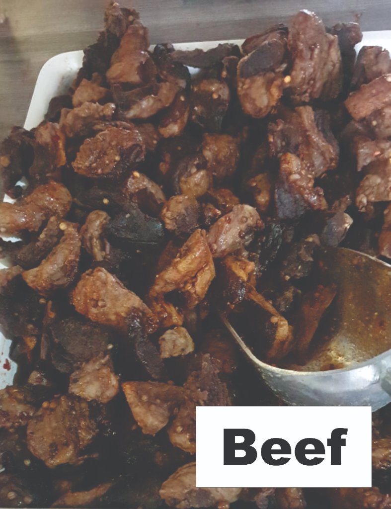 Beef Nuggets Chilli