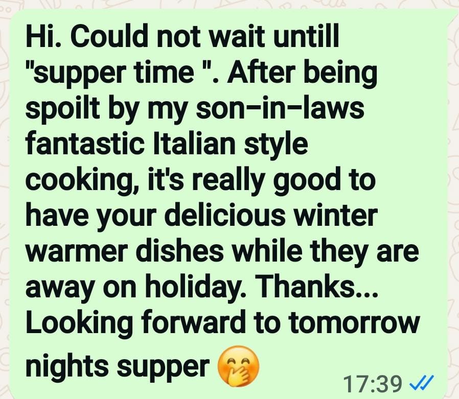 Customer WhatsApp message 8