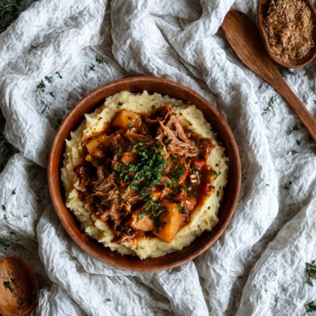Thursday 1kg Bowl Beef short rib ragu served with mash