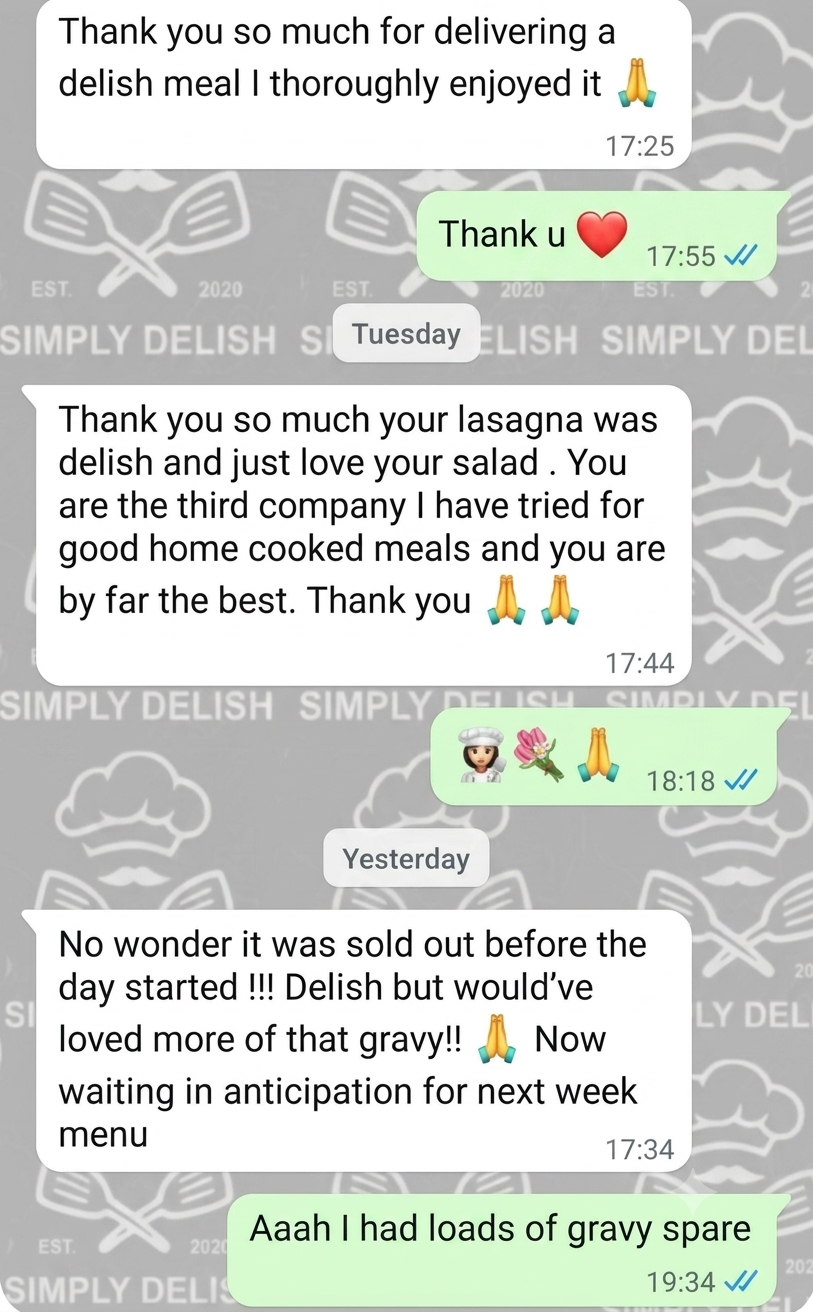 Customer WhatsApp message 10
