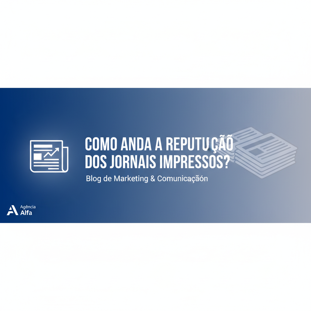 Como anda a reputação dos jornais impressos?
