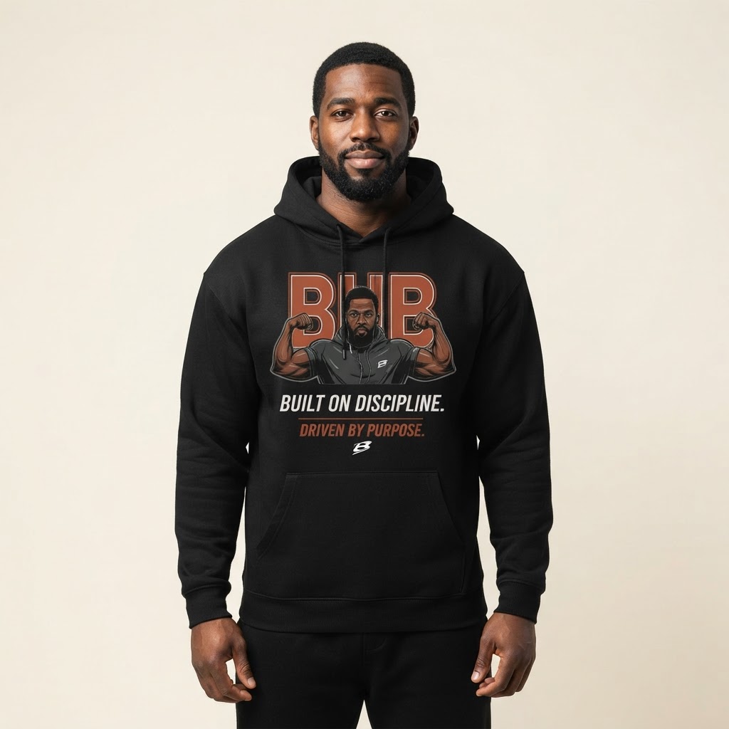 BHB Crew Hoodie — Black