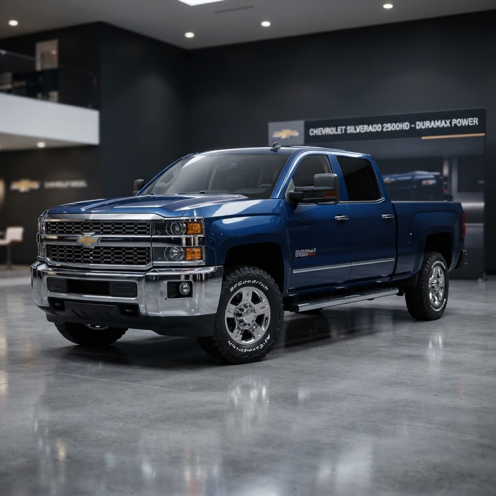 2007 Chevrolet Silverado 2500HD Duramax in the TD Automotive showroom