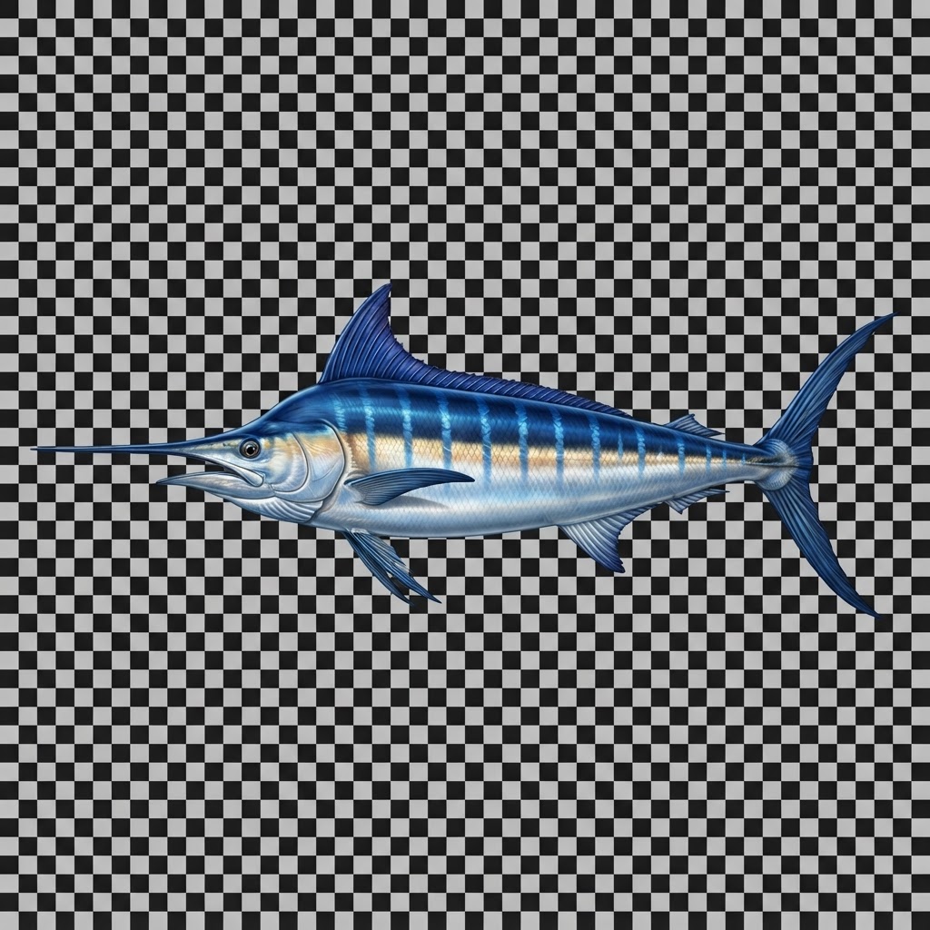 Blue marlin offshore sport fishing species in Quepos Costa Rica
