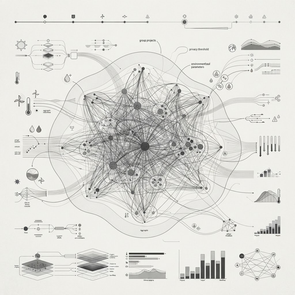 Editorial diagram for Project Climate without employee profiling: aggregate climate