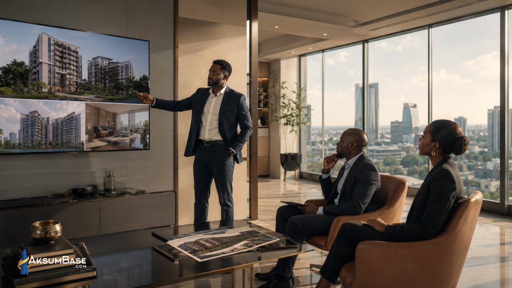 Premium real estate project presentation