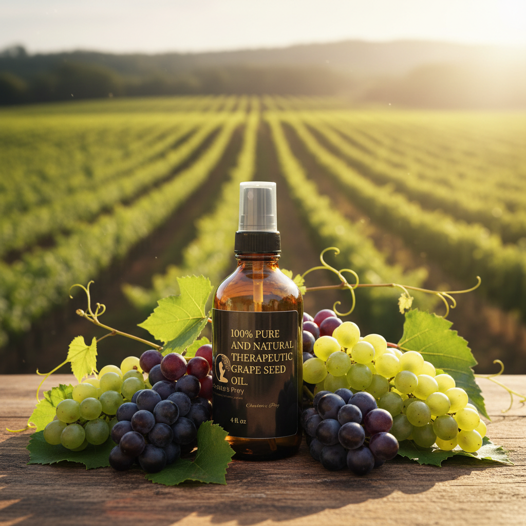 100% Pure Therapeutic Grape Seed Oil