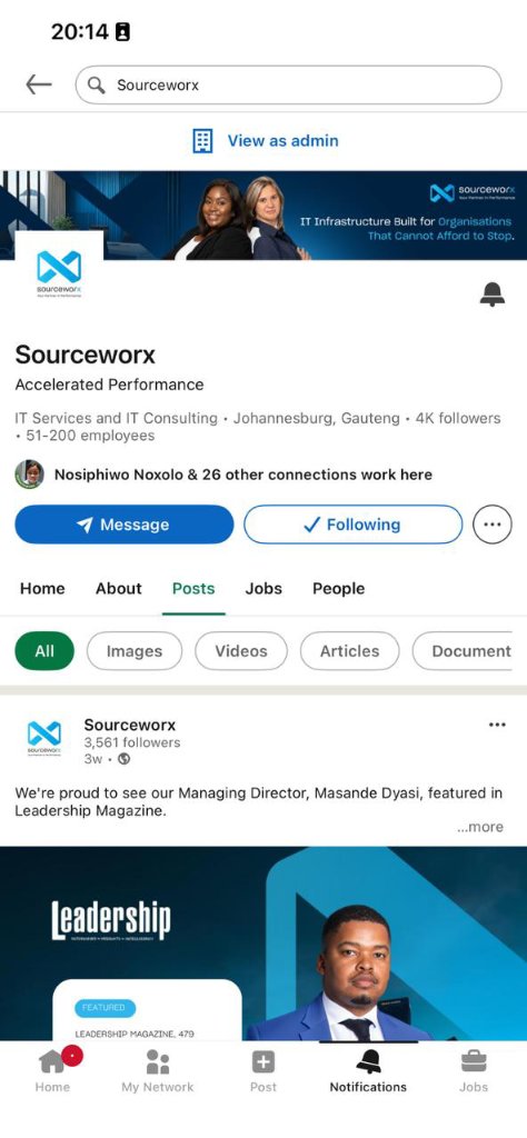 LinkedIn Brand Presence