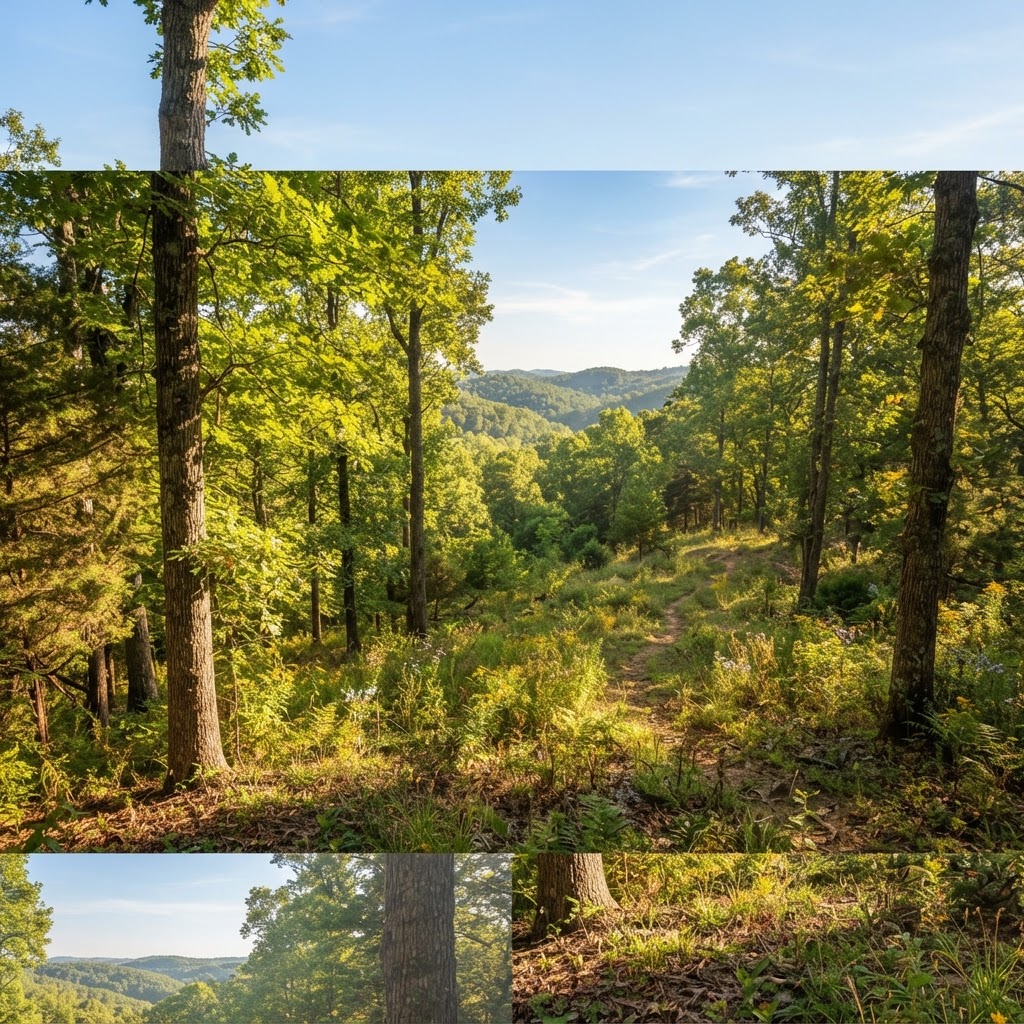 Back 40 Land Services wildlife habitat management — selective timber thinning, food plot preparation, and understory clearing for deer and turkey habitat in Middle Tennessee