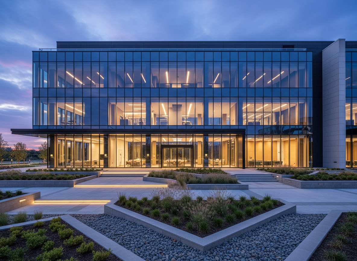 Modern commercial building