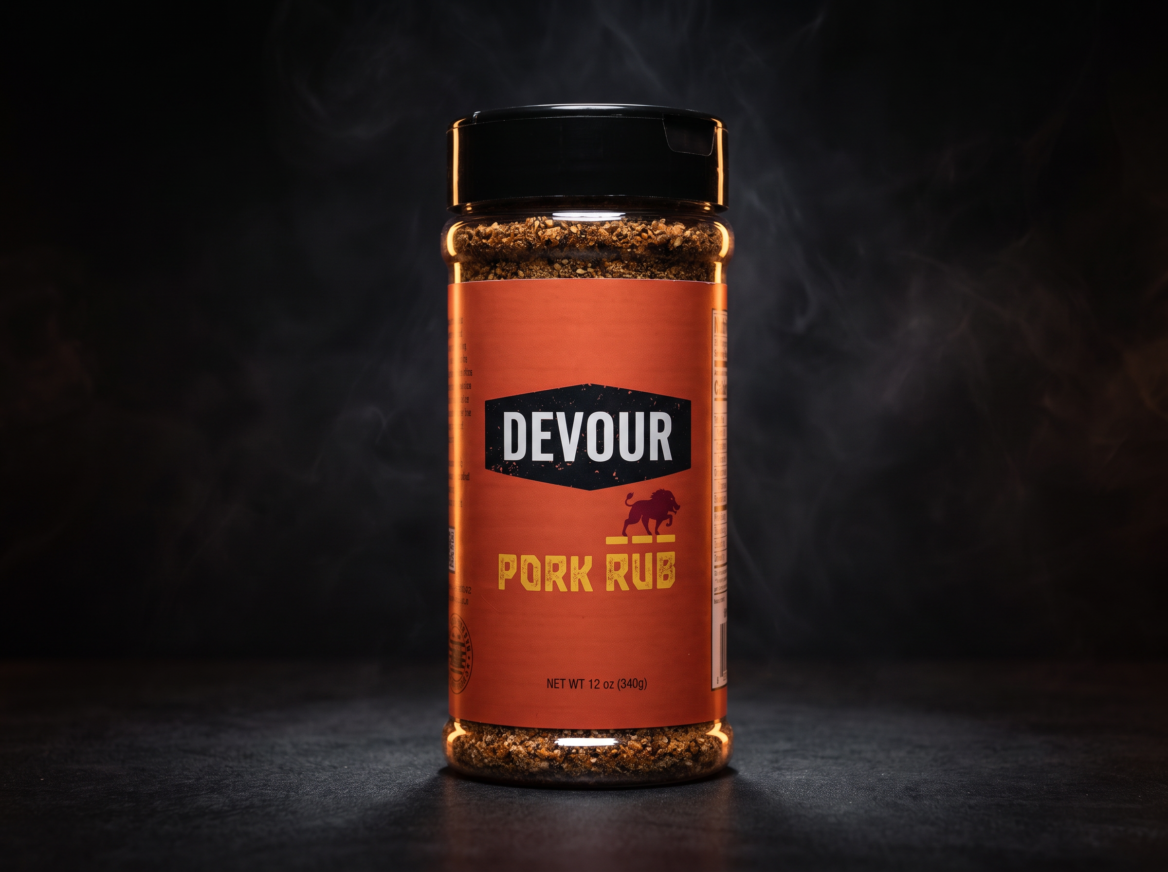 DEVOUR Pork Rub bottle