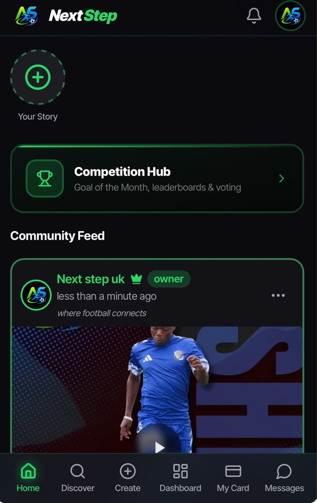 Next Step community feed