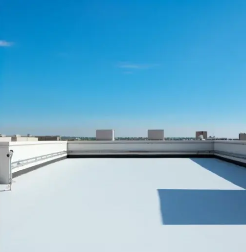 After: Commercial Flat Re-Roof in Stockbridge, GA