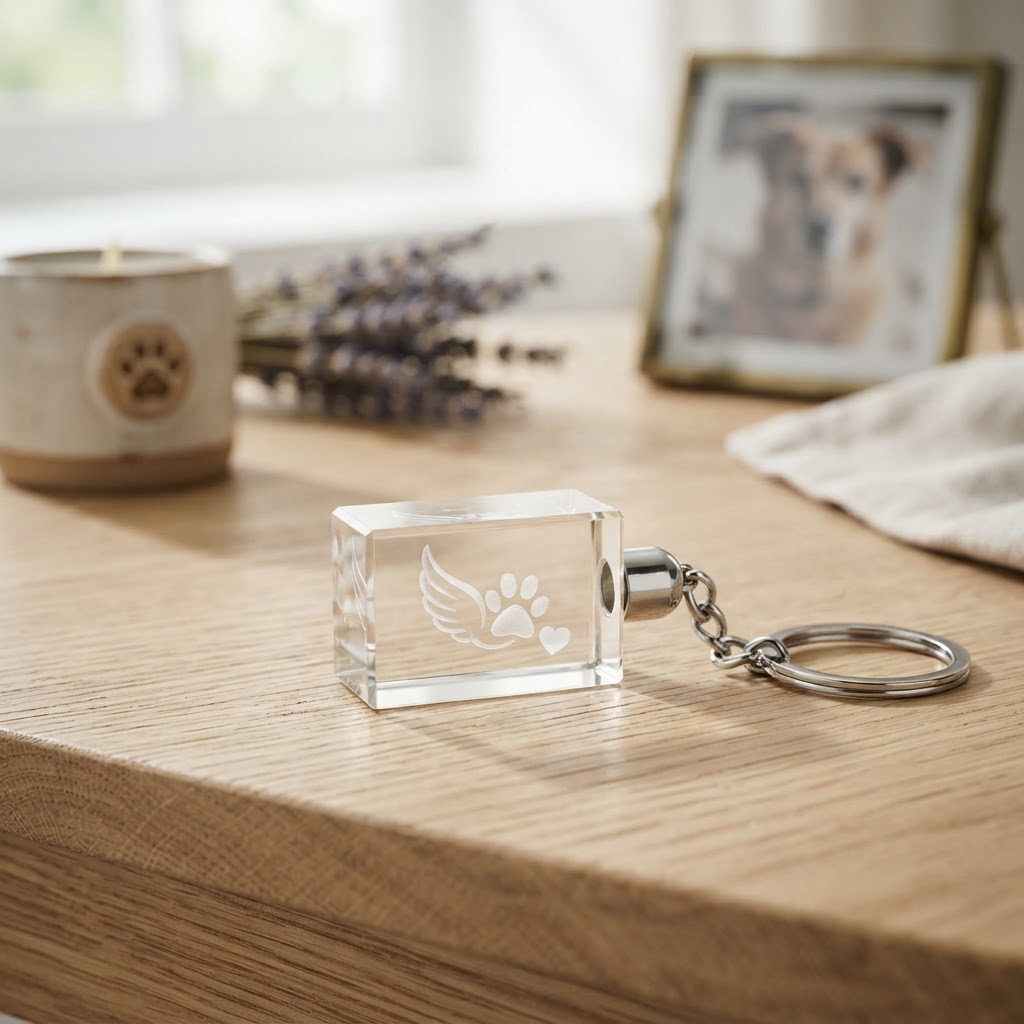 K9 Crystal Personalised Keychain