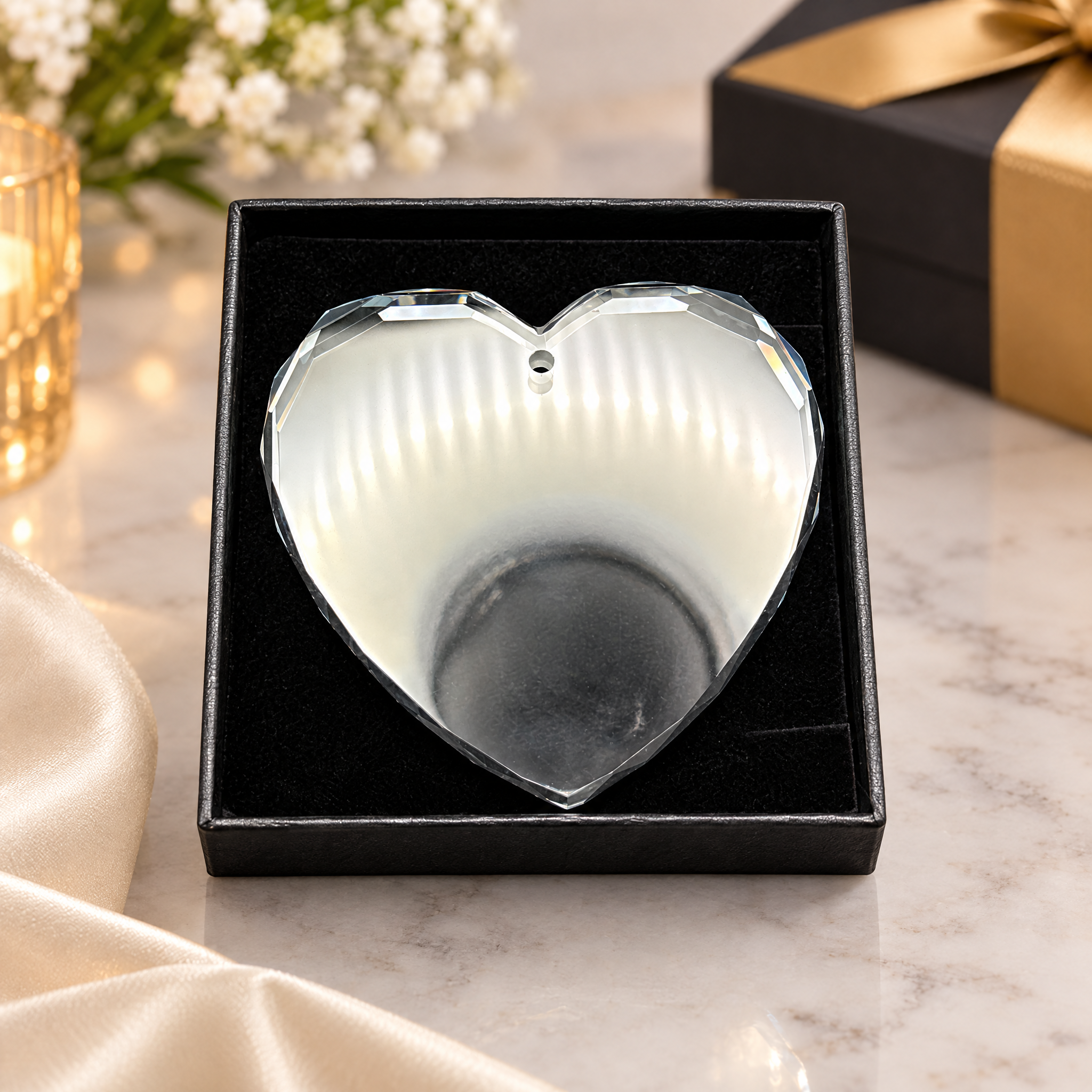 3 inch Heart Flat Glass 1