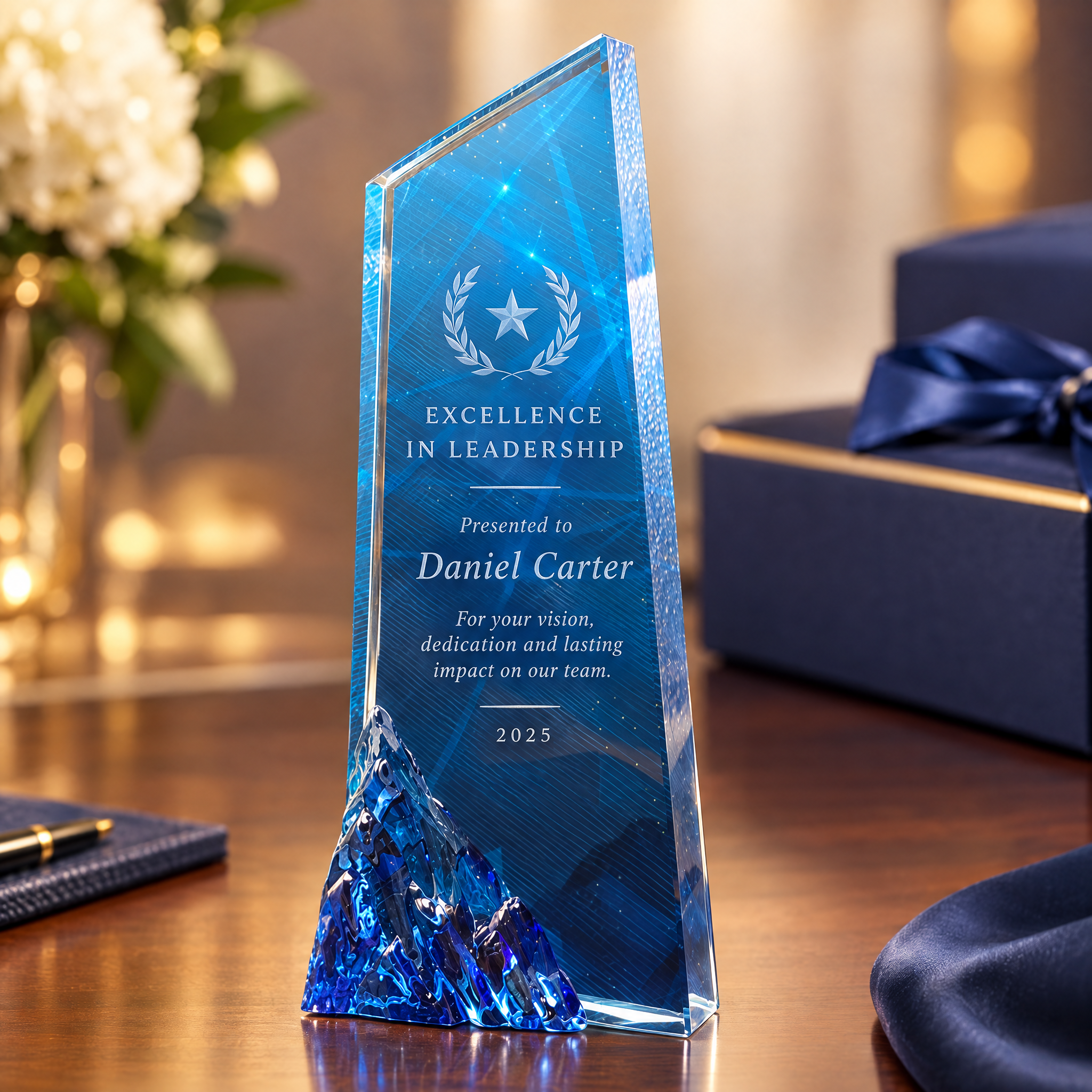 Premium K9 Crystal Corporate Trophy