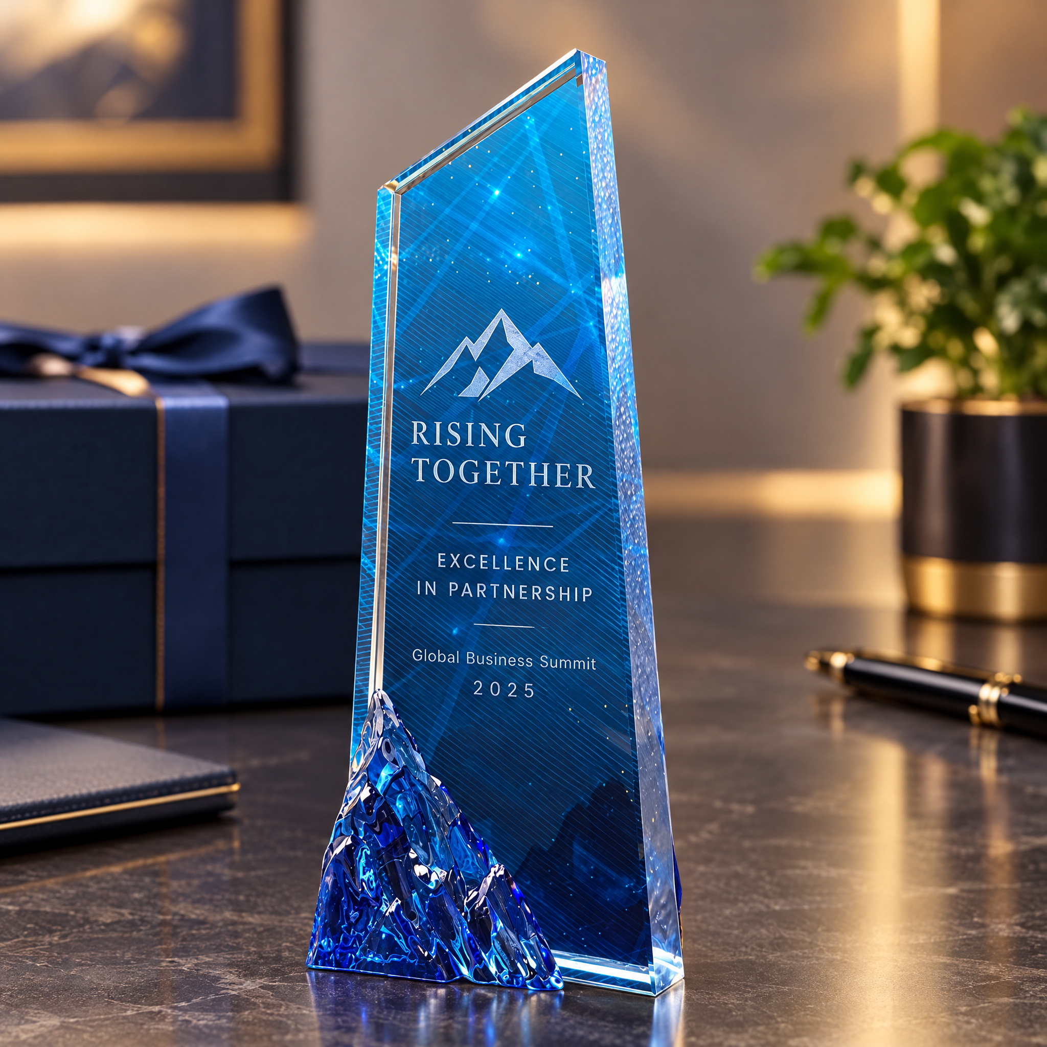 Premium K9 Crystal Corporate Trophy