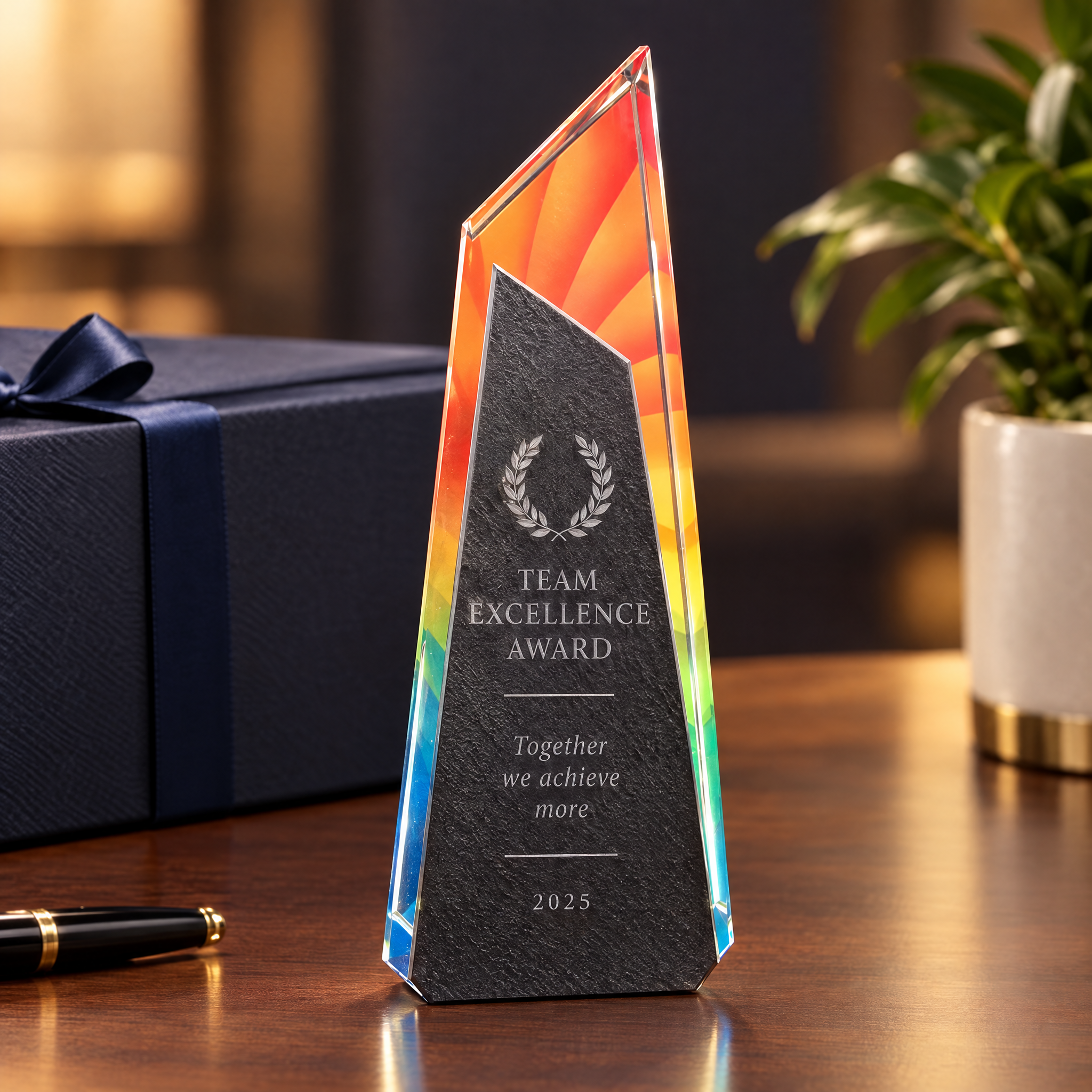 Crystal Corporate Trophy 235mm