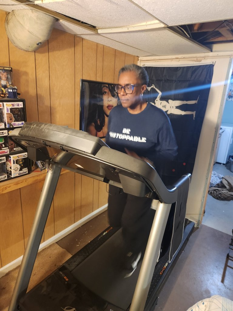 Be Unstoppable - Member on treadmill