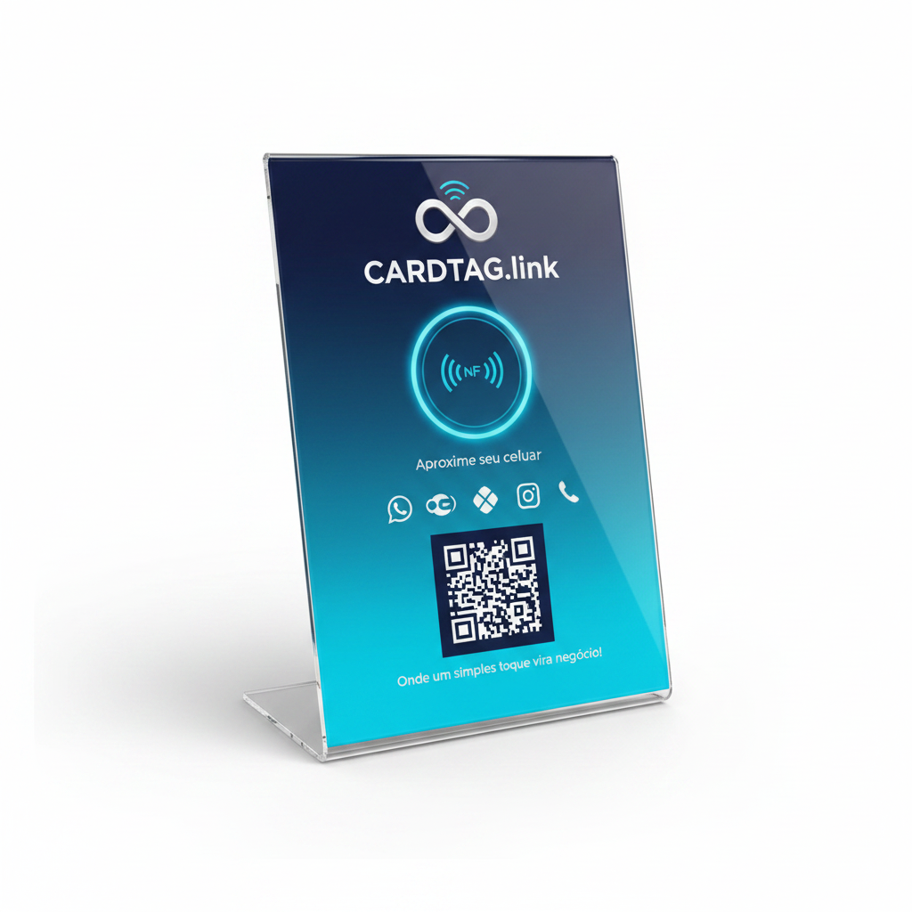 Display Acrílico NFC CARDTAG