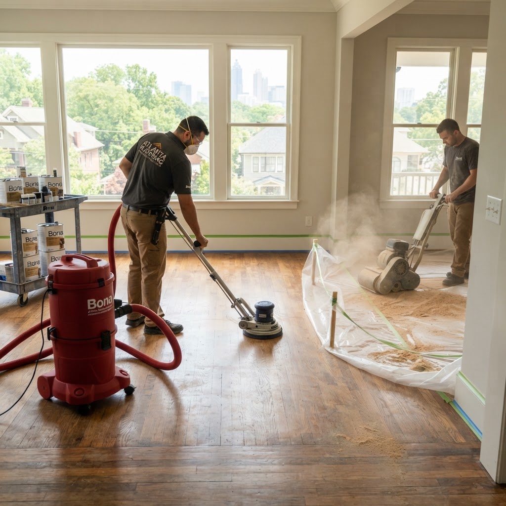 Dustless Sand and Finish Atlanta: 2026 Guide to Bona Atomic vs Traditional Sanding Dustless Sand and Finish Atlanta: 2026 Guide to Bona Atomic vs Traditional Sanding — Final Floors flooring article