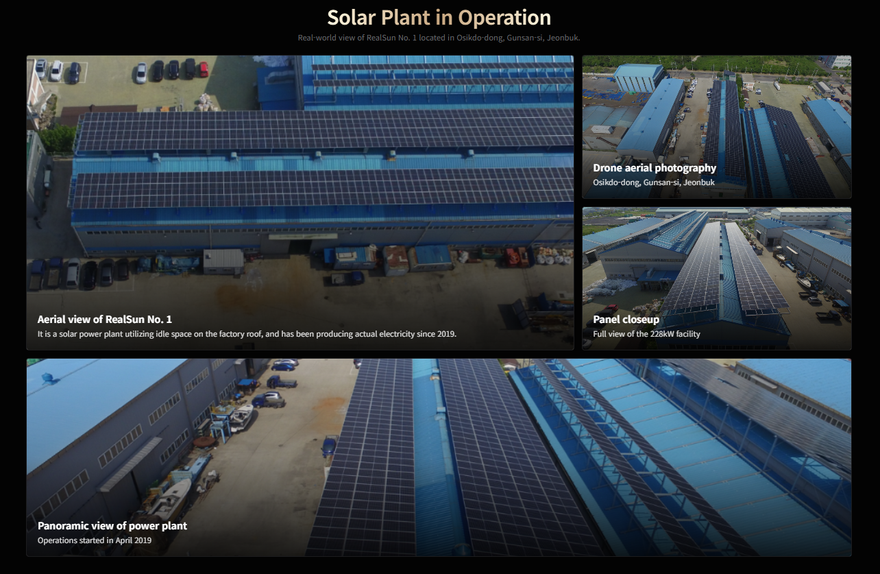 Aerial view of RealSun No. 1