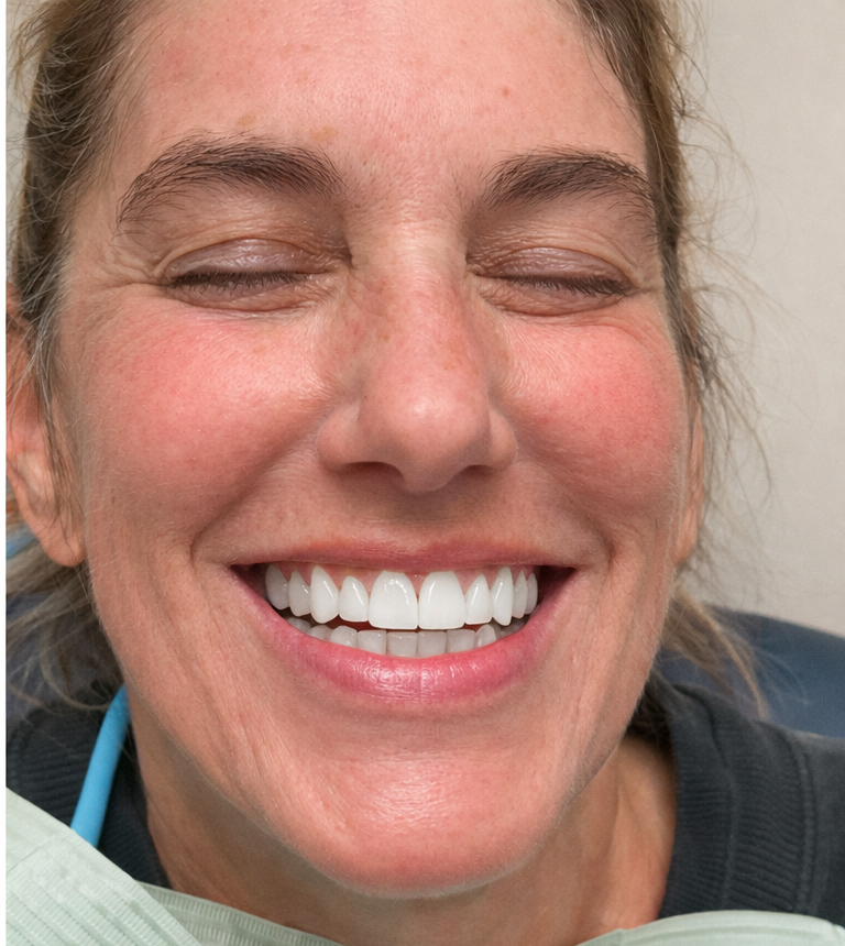 All-on-X – Zirconia Over Titanium Bar after
