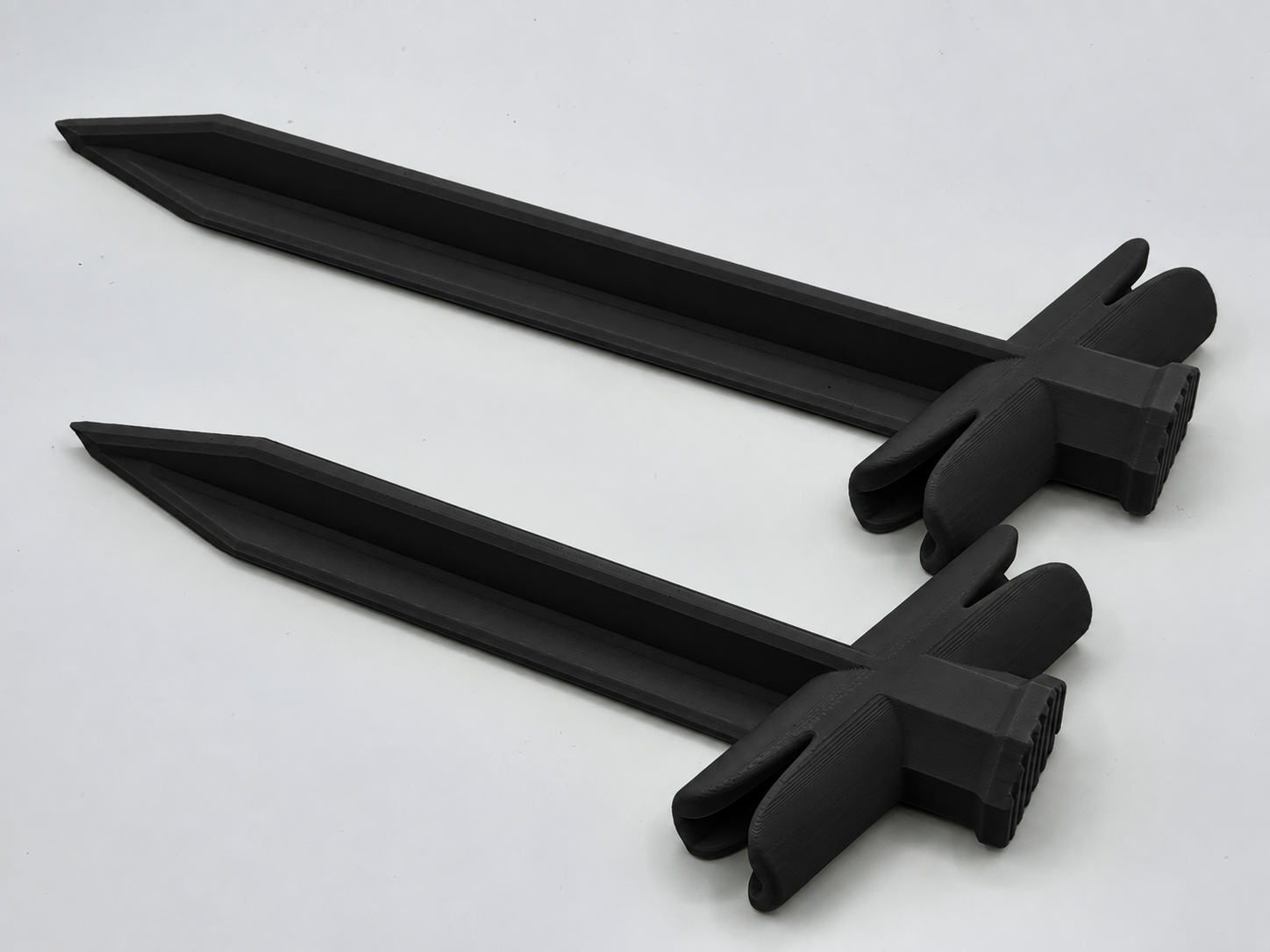 Two Anchoring Stakes with Rope Lock