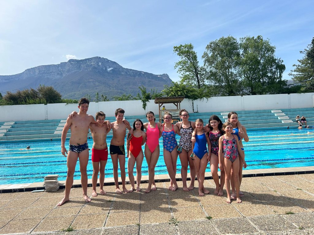 Stage à la piscine