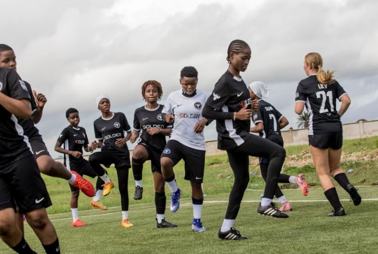 Bulls Football Academy players in action