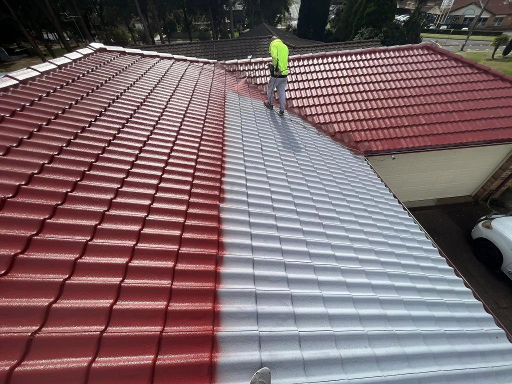 Roof repainting