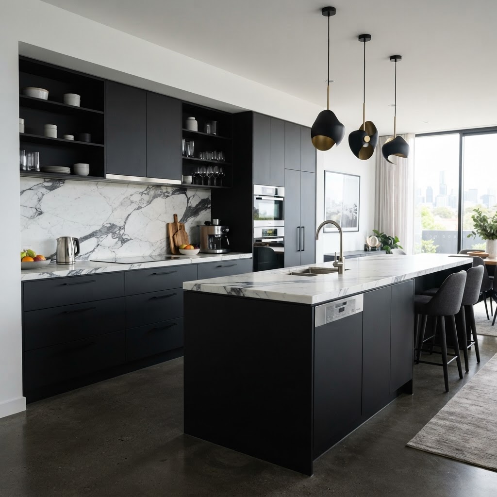 Monochrome Kitchen