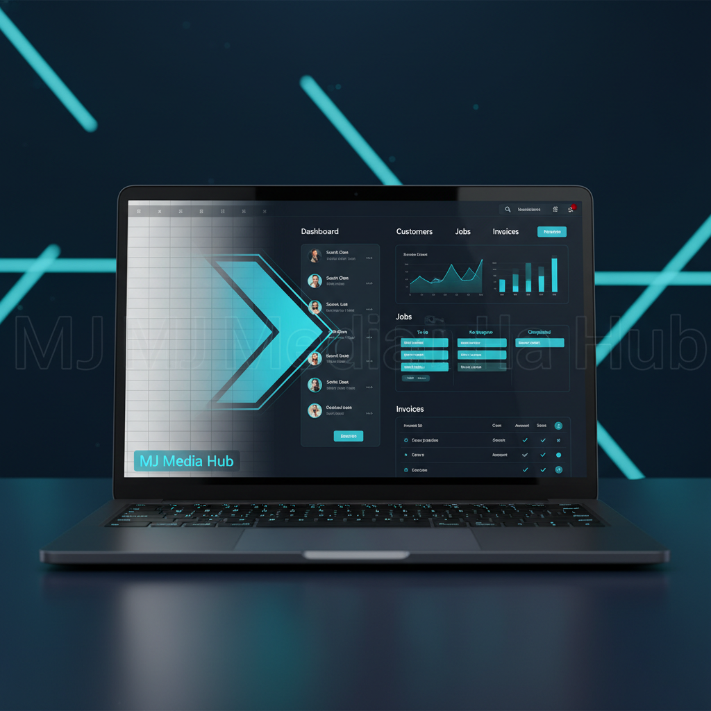 Spreadsheet transforming into a custom web app dashboard — custom web app for small business