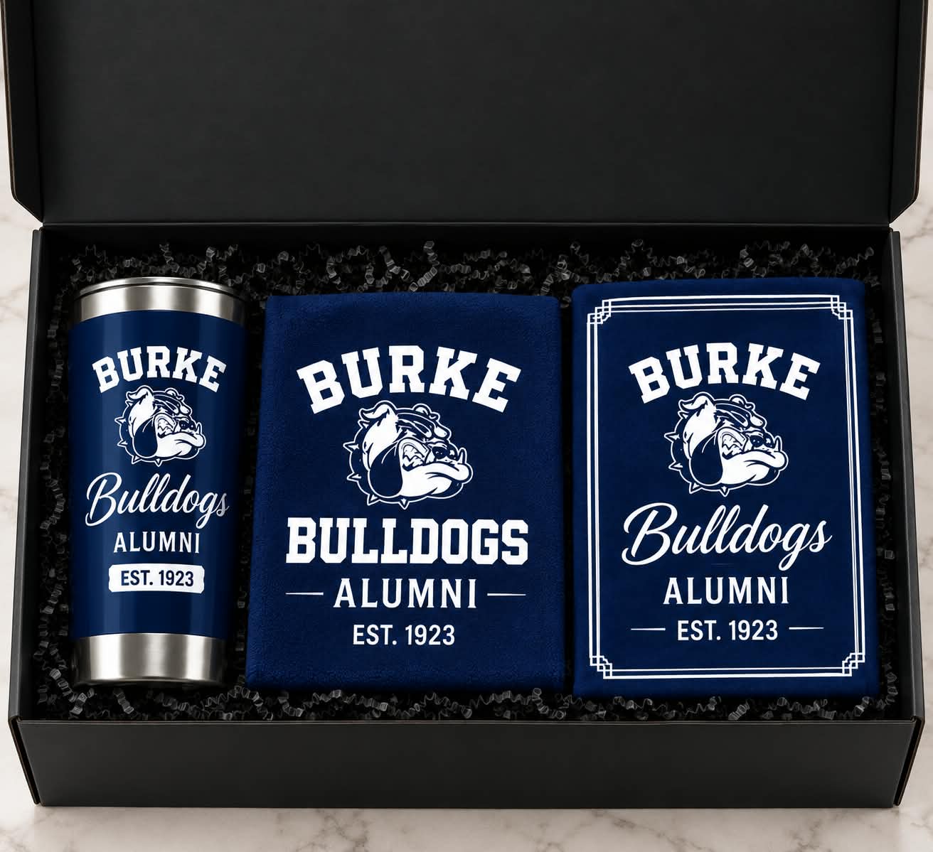 Navy Blue Alumni Collection Box