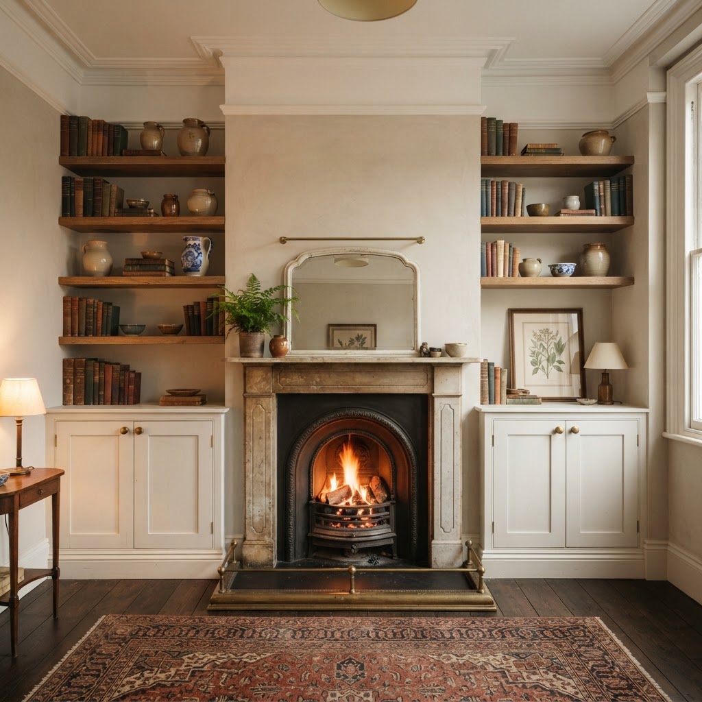 Alcove Units — bespoke joinery by CJ Marra, Wiltshire