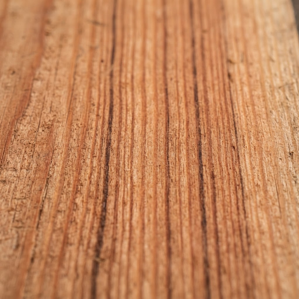 Natural douglas fir wood grain close-up