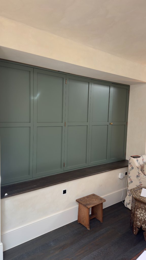 Sage Green Alcove Wardrobes