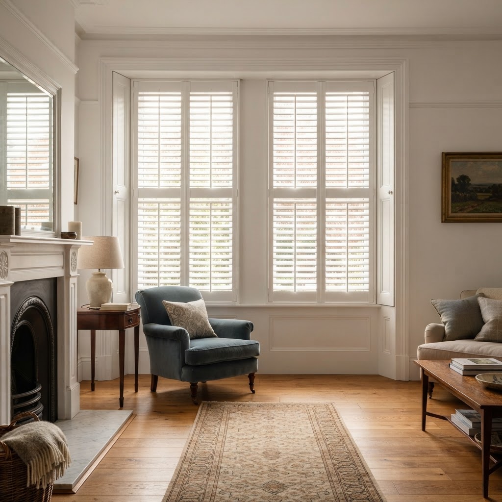 Window Shutters — bespoke joinery by CJ Marra, Wiltshire