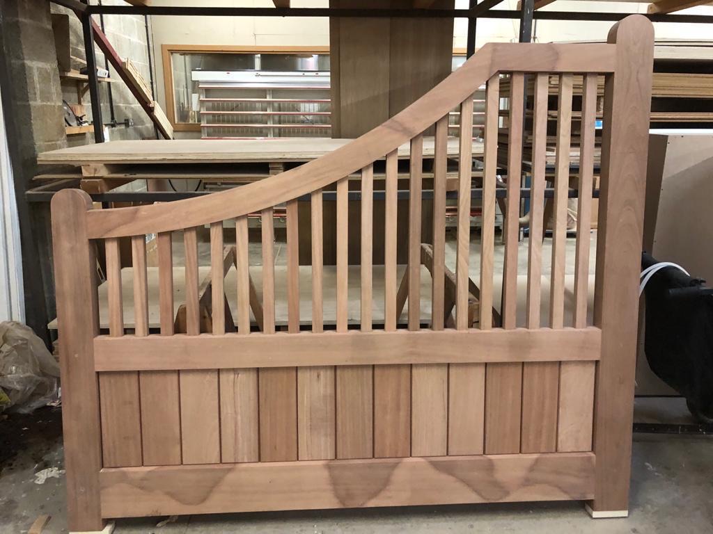 Bespoke timber driveway gate by CJ Marra — 3