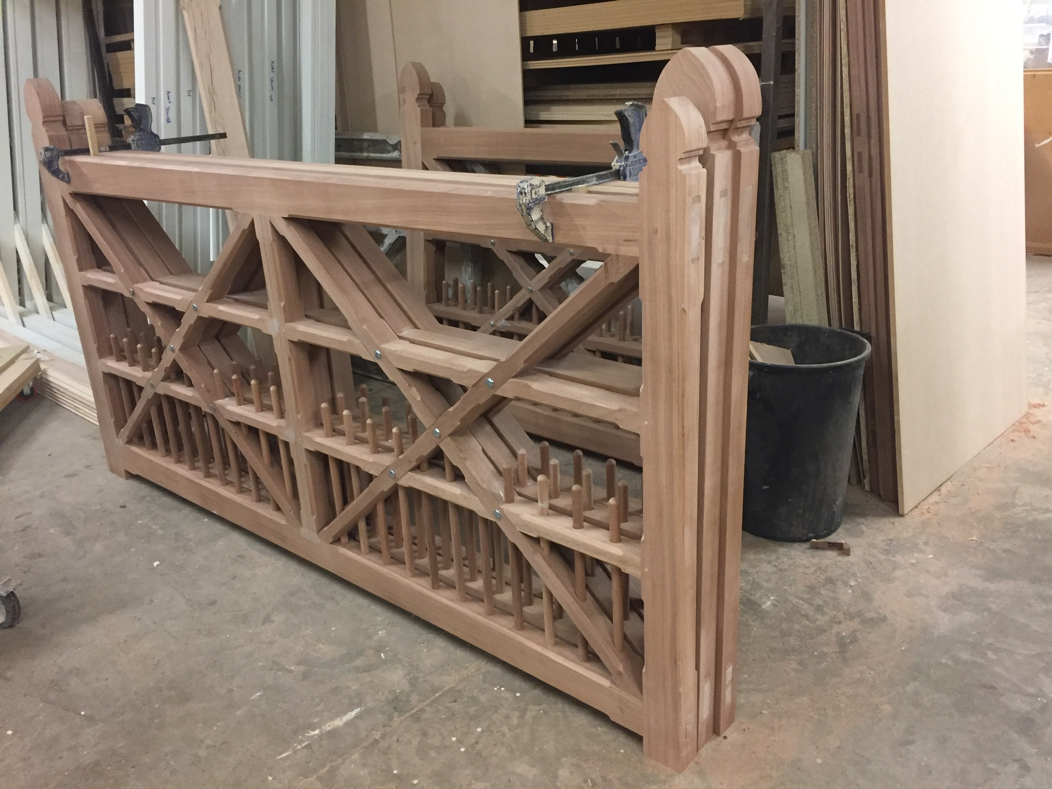 Bespoke timber driveway gate by CJ Marra — 18